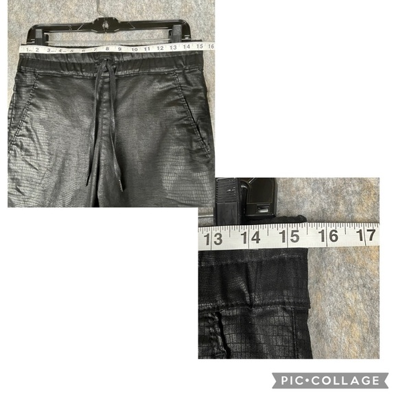 Bevy Flog Shely Snake Cro Print Drawstring Chic Classy Stylish Pant - Sz 27 - Picture 12 of 14